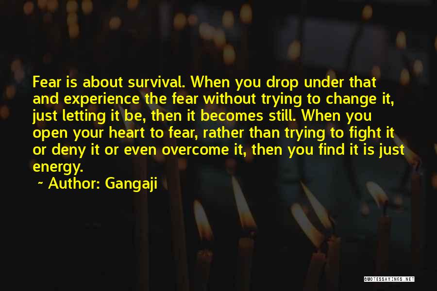 Fight Your Fear Quotes By Gangaji