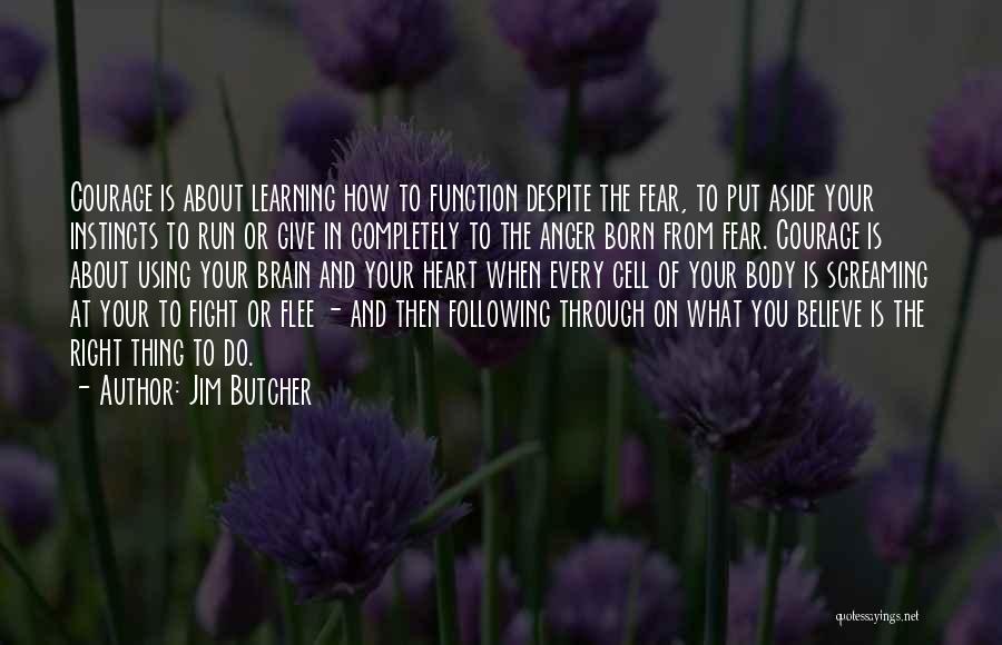 Fight Your Fear Quotes By Jim Butcher