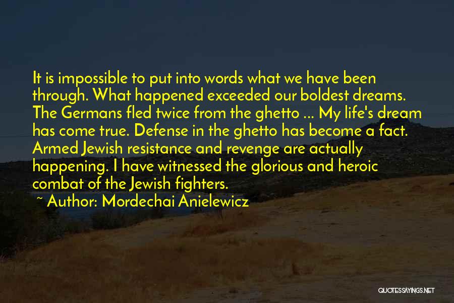 Fighters In Life Quotes By Mordechai Anielewicz