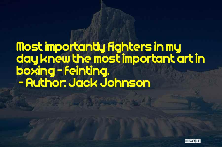 Fighters Quotes By Jack Johnson