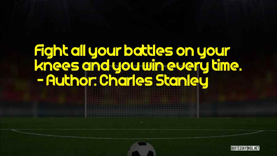 Fighting A Battle You Can't Win Quotes By Charles Stanley