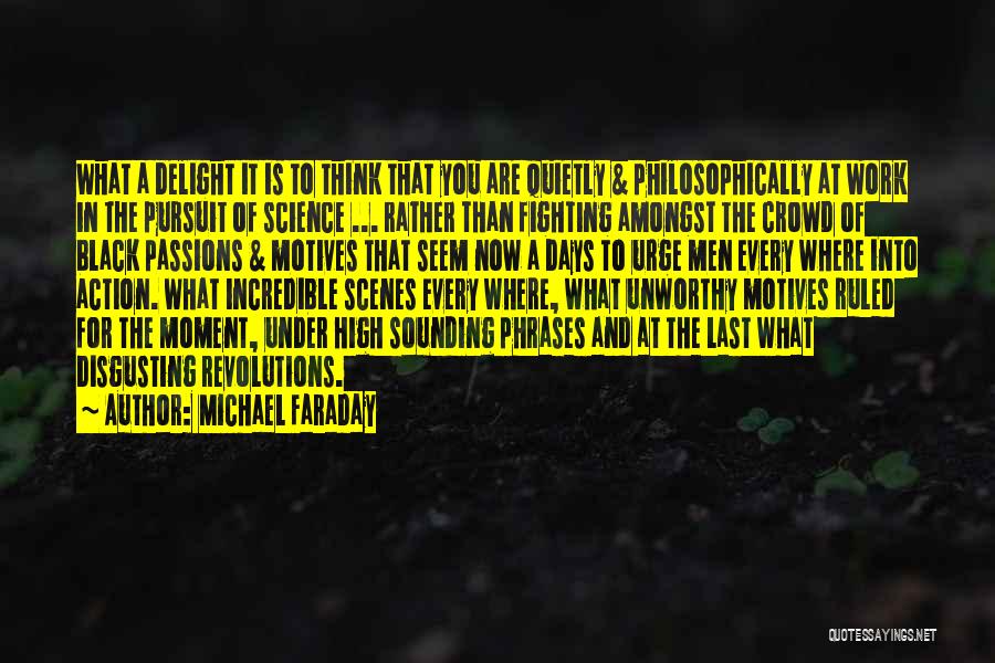 Fighting Amongst Ourselves Quotes By Michael Faraday