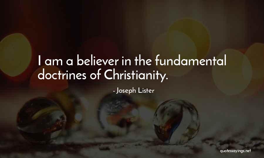 Fighting Cancer Together Quotes By Joseph Lister