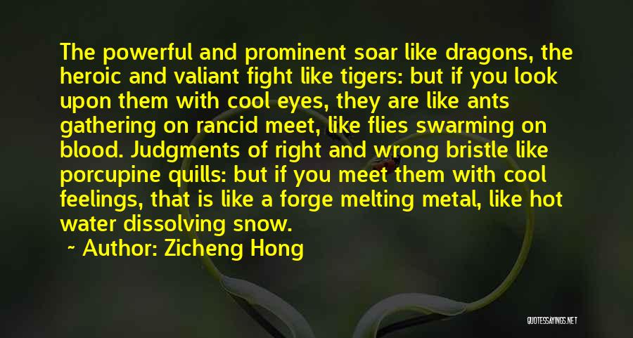 Fighting Dragons Quotes By Zicheng Hong