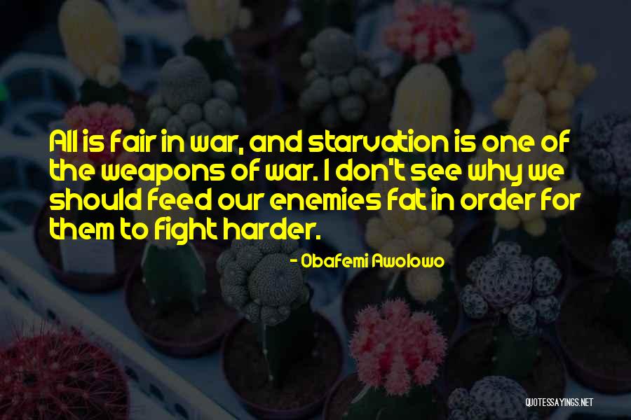 Fighting Fair Quotes By Obafemi Awolowo Fighting Fair Quotes By Obafemi Awolowo