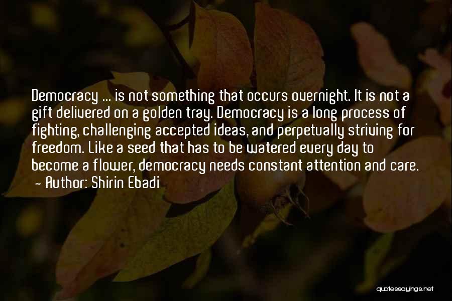 Fighting For Attention Quotes By Shirin Ebadi