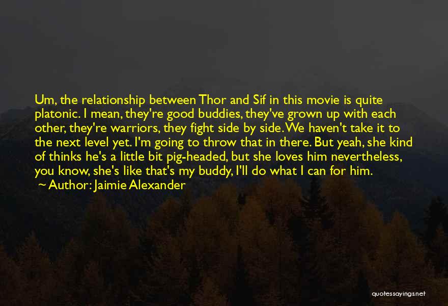 Fighting For Each Other Quotes By Jaimie Alexander