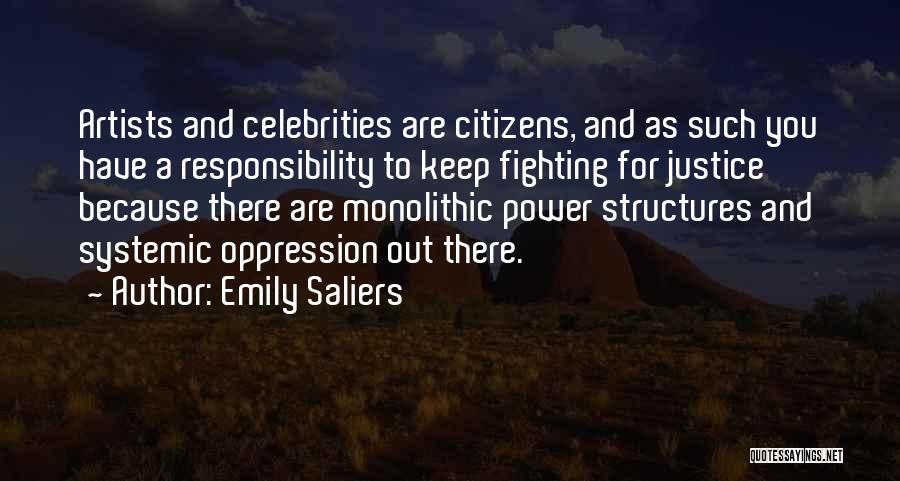 Fighting For Justice Quotes By Emily Saliers