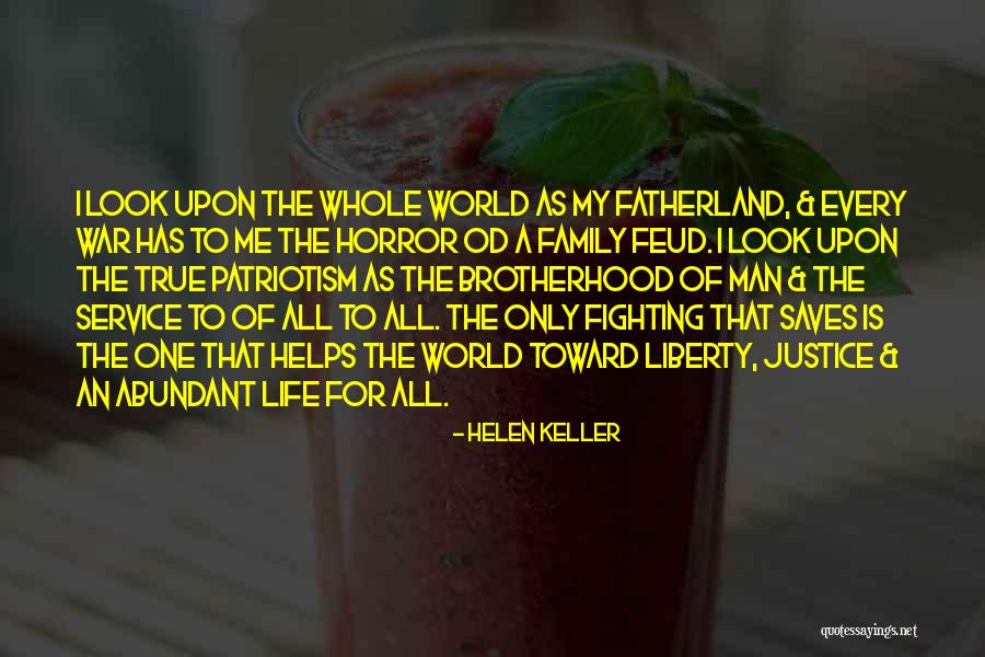 Fighting For Justice Quotes By Helen Keller