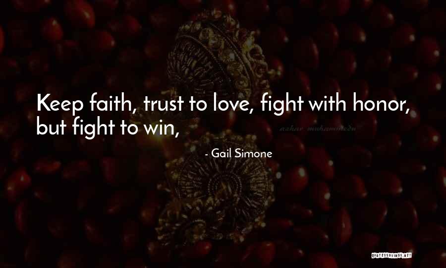 Fighting For Love And Winning Quotes By Gail Simone