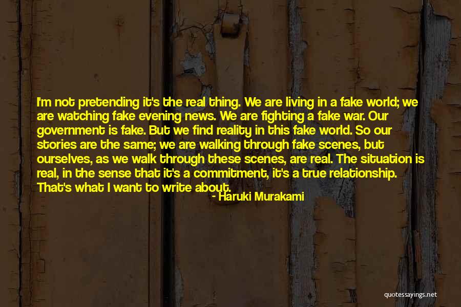 Fighting For Relationship Quotes By Haruki Murakami