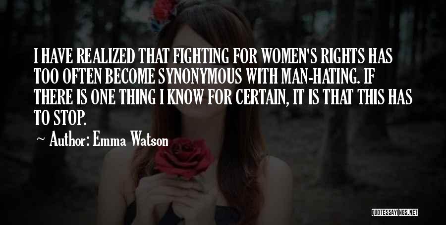Fighting For Rights Quotes By Emma Watson