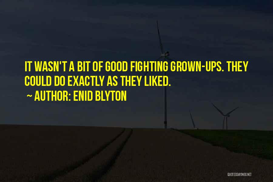 Fighting For Someone You Want Quotes By Enid Blyton