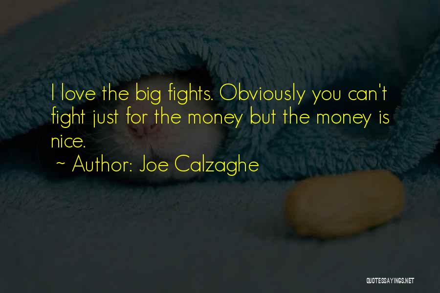 Fighting For Someone's Love Quotes By Joe Calzaghe
