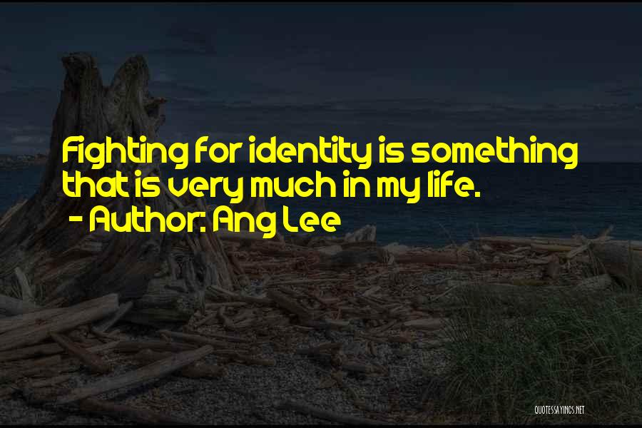 Fighting For Something Quotes By Ang Lee