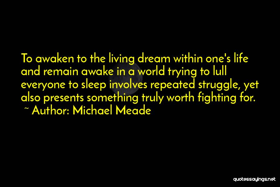 Fighting For Something Quotes By Michael Meade