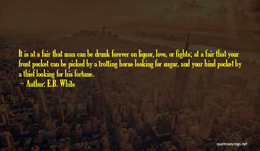 Fighting For The Man You Love Quotes By E.B. White