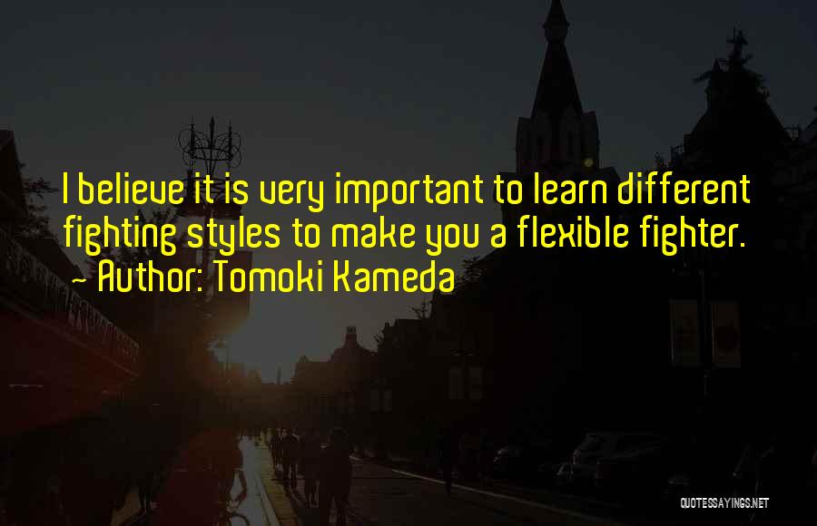 Fighting For What's Important To You Quotes By Tomoki Kameda