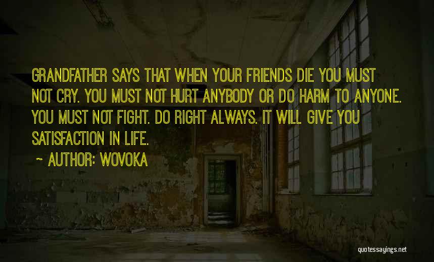 Fighting Friends Quotes By Wovoka