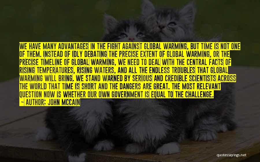 Fighting Global Warming Quotes By John McCain