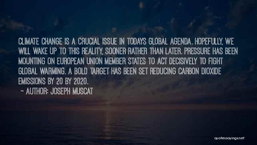 Fighting Global Warming Quotes By Joseph Muscat