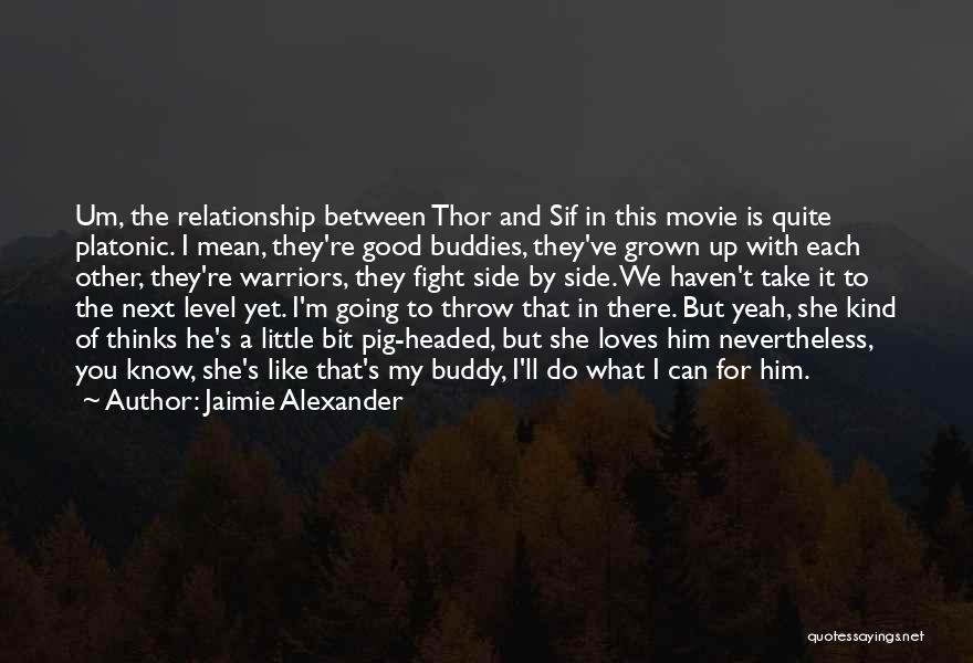 Fighting In A Relationship Quotes By Jaimie Alexander
