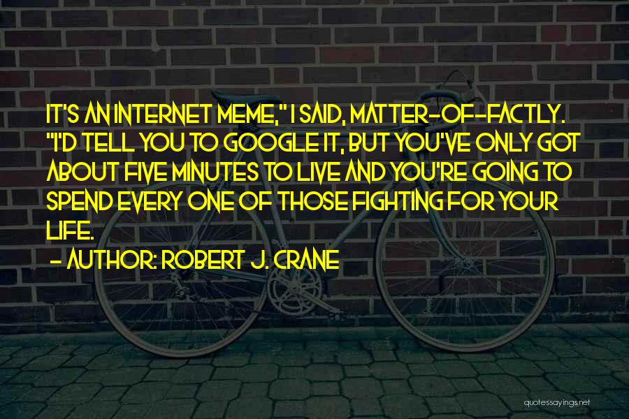 Fighting On The Internet Quotes By Robert J. Crane