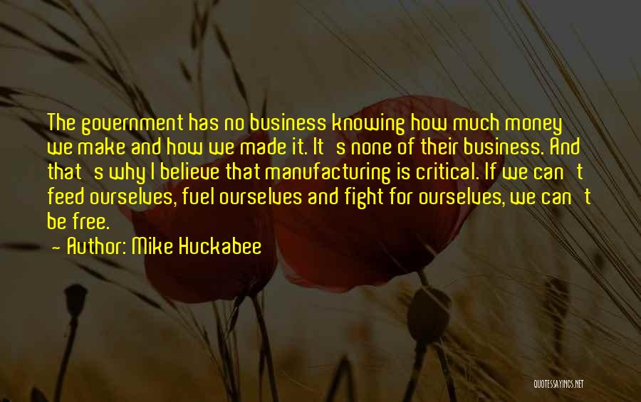 Fighting Ourselves Quotes By Mike Huckabee