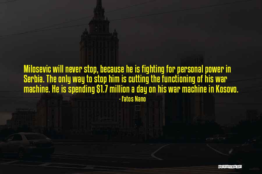 Fighting Power Quotes By Fatos Nano Fighting Power Quotes By Fatos Nano