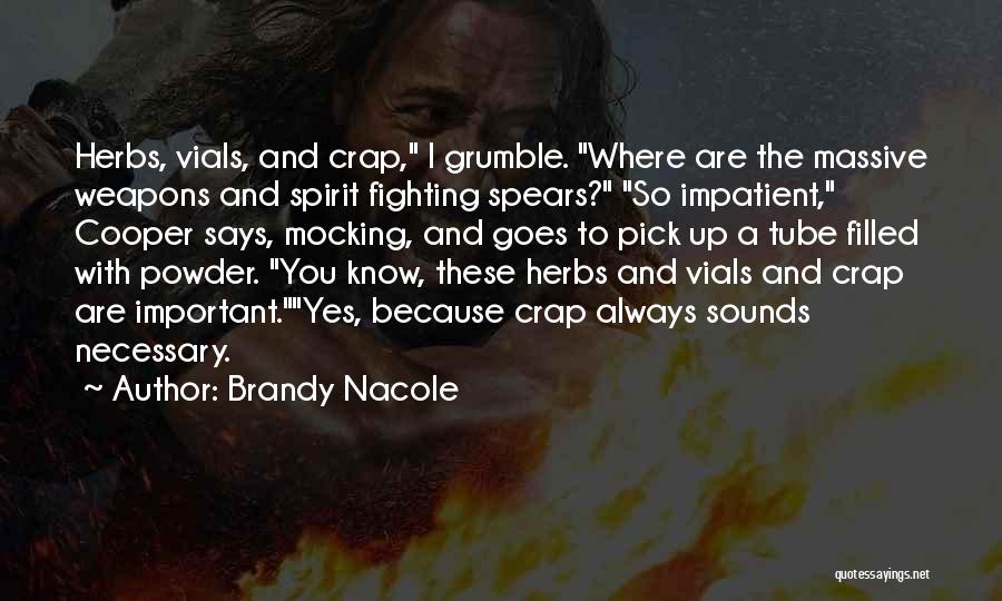 Fighting Spirit Quotes By Brandy Nacole