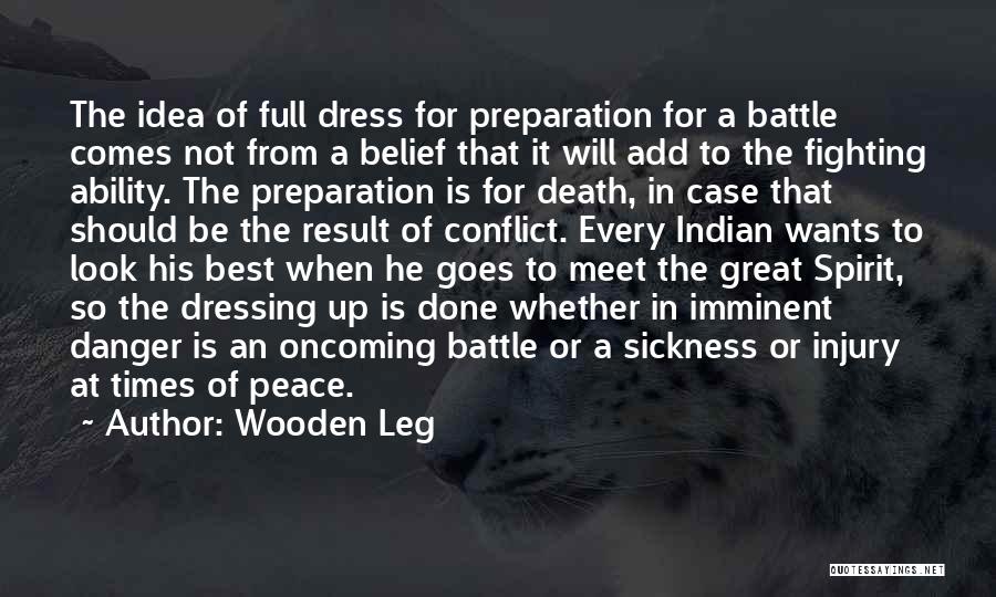 Fighting Spirit Quotes By Wooden Leg Fighting Spirit Quotes By Wooden Leg
