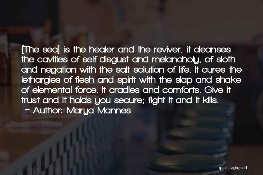 Fighting The Flesh Quotes By Marya Mannes