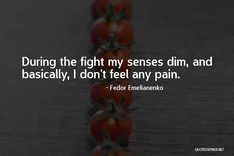 Fighting The Pain Quotes By Fedor Emelianenko Fighting The Pain Quotes By Fedor Emelianenko