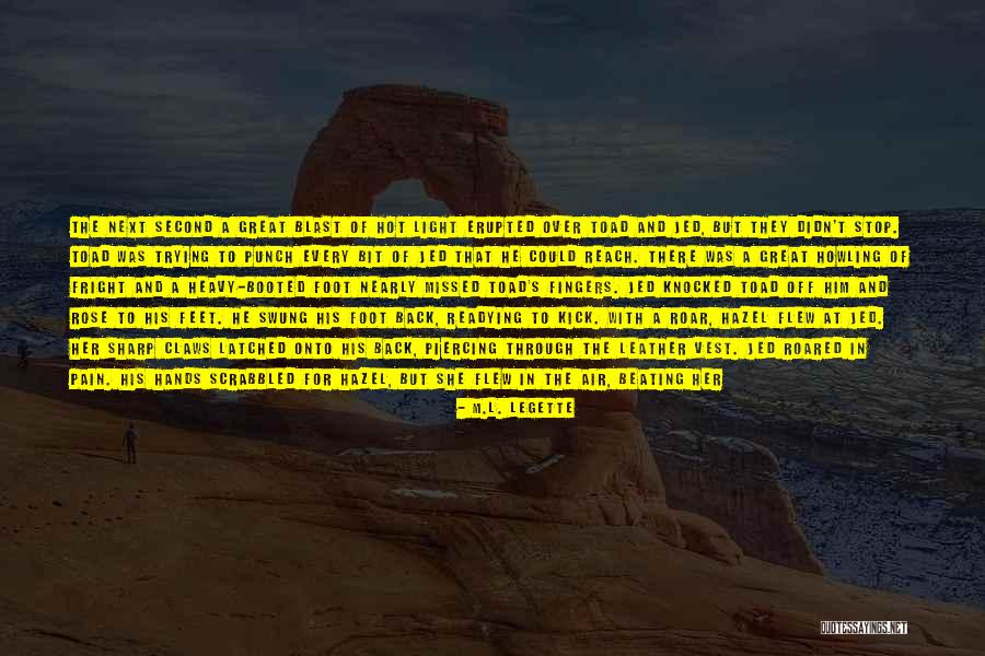Fighting The Pain Quotes By M.L. LeGette Fighting The Pain Quotes By M.L. LeGette