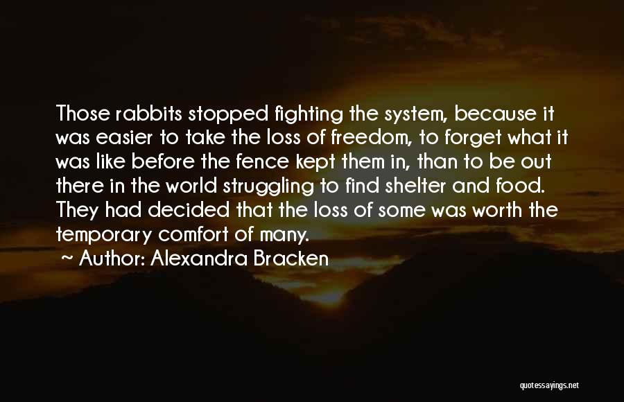 Fighting The System Quotes By Alexandra Bracken