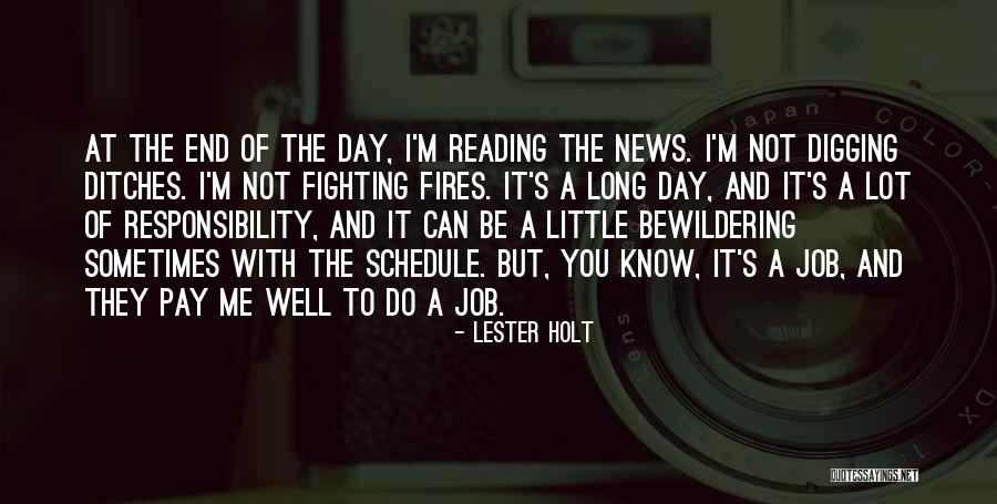 Fighting To The End Quotes By Lester Holt Fighting To The End Quotes By Lester Holt