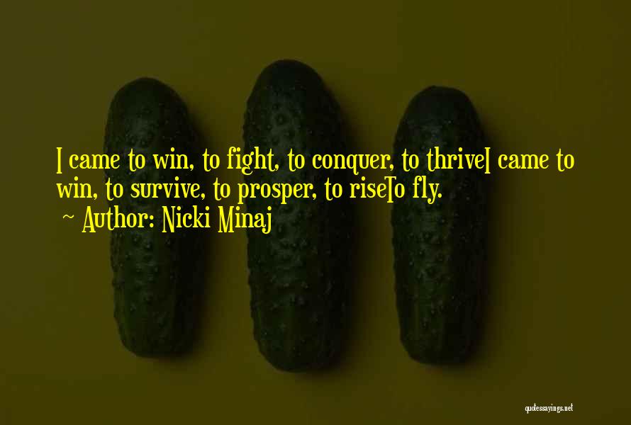 Fighting To Win Quotes By Nicki Minaj