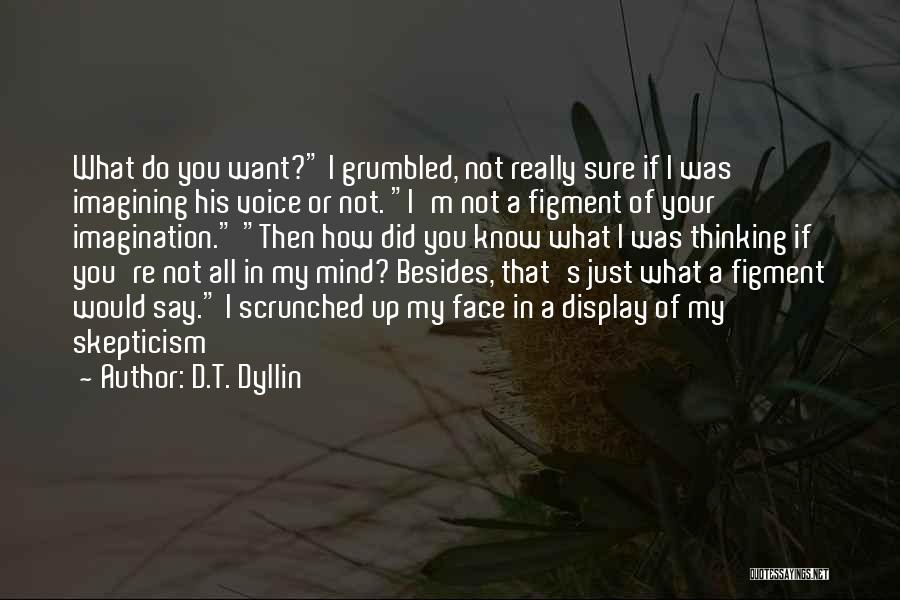 Figment Of My Imagination Quotes By D.T. Dyllin