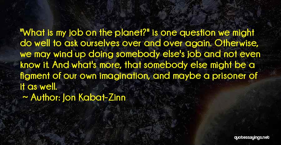Figment Of My Imagination Quotes By Jon Kabat-Zinn