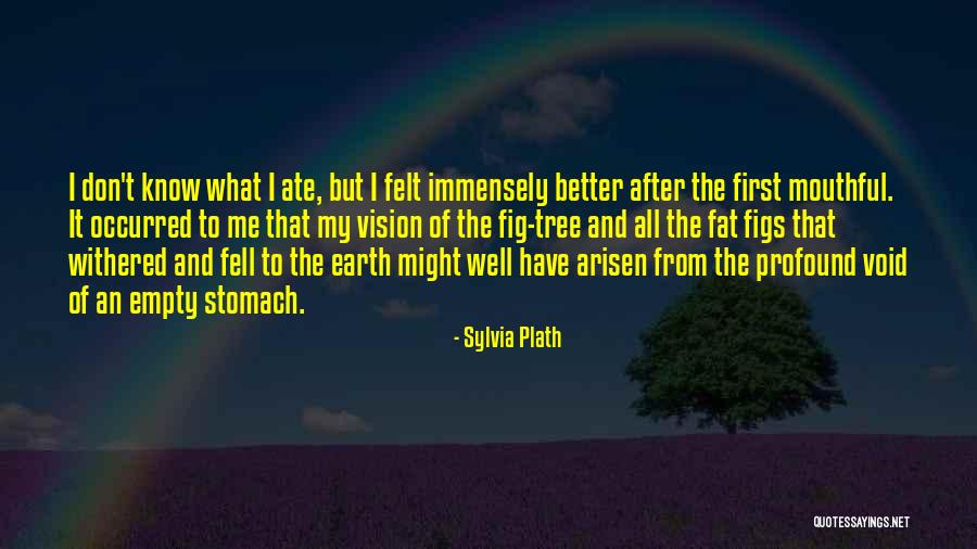 Figs Quotes By Sylvia Plath