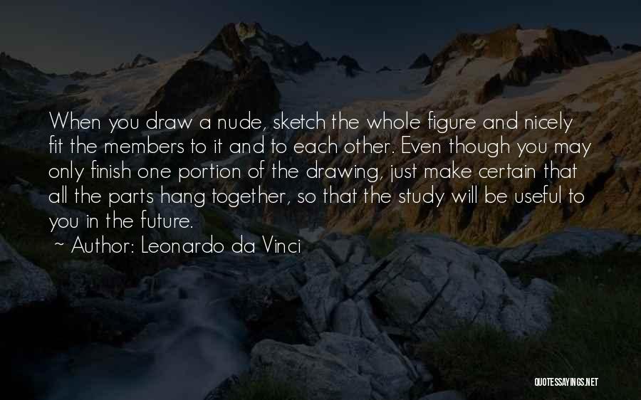 Figure Drawing Quotes By Leonardo Da Vinci