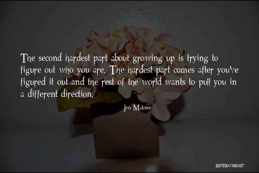 Figure Out Who You Are Quotes By Jen Malone Figure Out Who You Are Quotes By Jen Malone