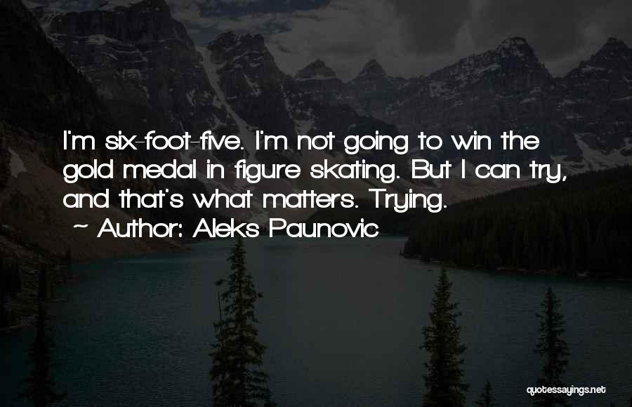 Figure Skating Quotes By Aleks Paunovic