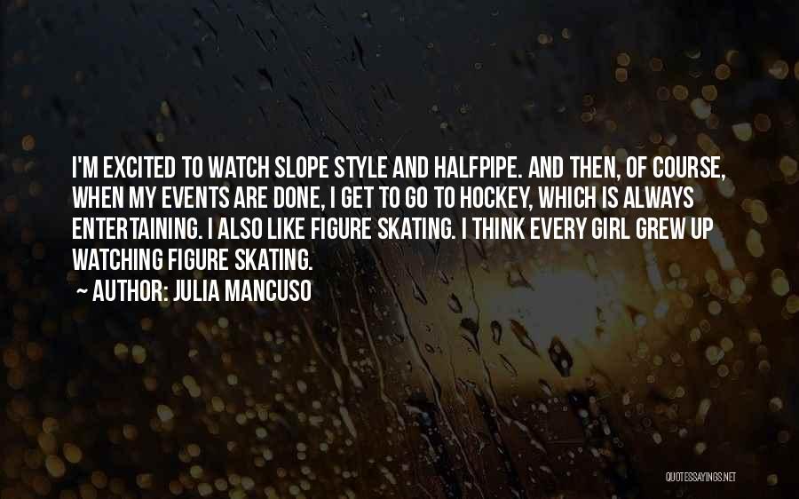 Figure Skating Quotes By Julia Mancuso