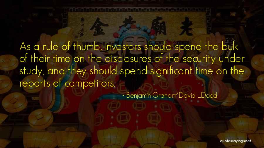 Fiktion Dancer Quotes By Benjamin Graham^David L.Dodd Fiktion Dancer Quotes By Benjamin Graham^David L.Dodd