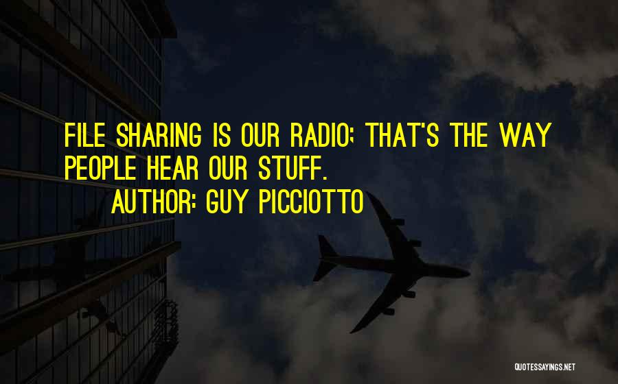 File Sharing Quotes By Guy Picciotto