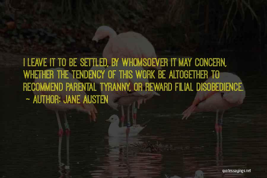 Filial Quotes By Jane Austen Filial Quotes By Jane Austen
