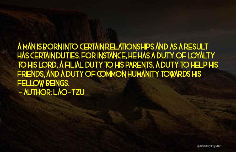 Filial Quotes By Lao-Tzu Filial Quotes By Lao-Tzu