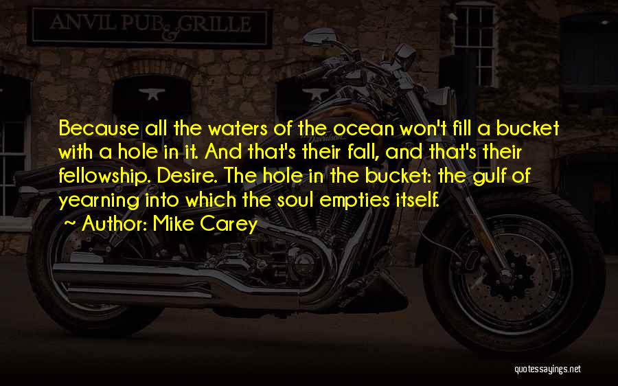 Fill A Bucket Quotes By Mike Carey