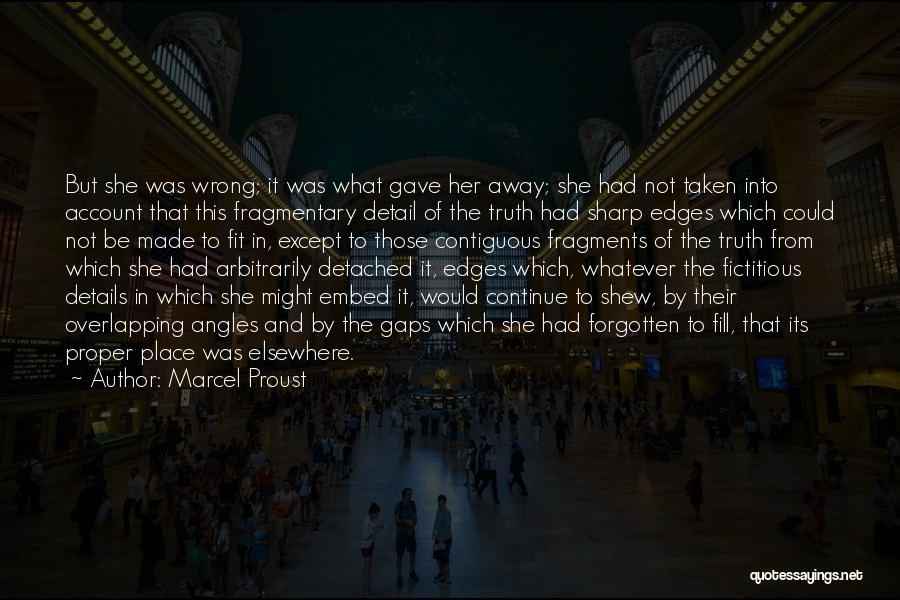 Fill In The Gaps Quotes By Marcel Proust